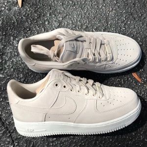 nike air force 1 white and nude